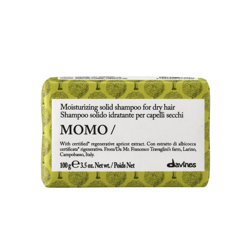 MOMO Твердий шампунь DavinesЗволожувальний твердий шампунь для сухого волосся, 100г