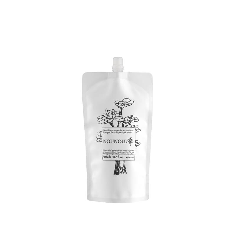 NOUNOU Шампунь-рефіл Davines Живильний шампунь для волосся в форматі рефілу Essential Haircare, 500 мл