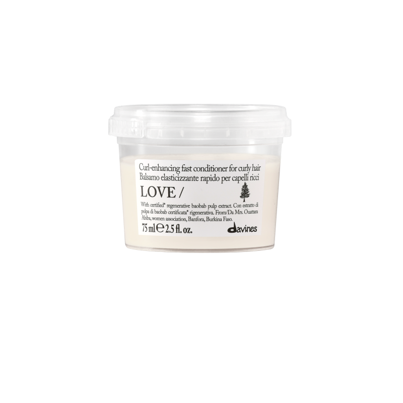LOVE curl Кондиціонер DavinesЖивильний кондиціонер швидкої дії для кучерявого волосся Essential Haircare, 250 мл