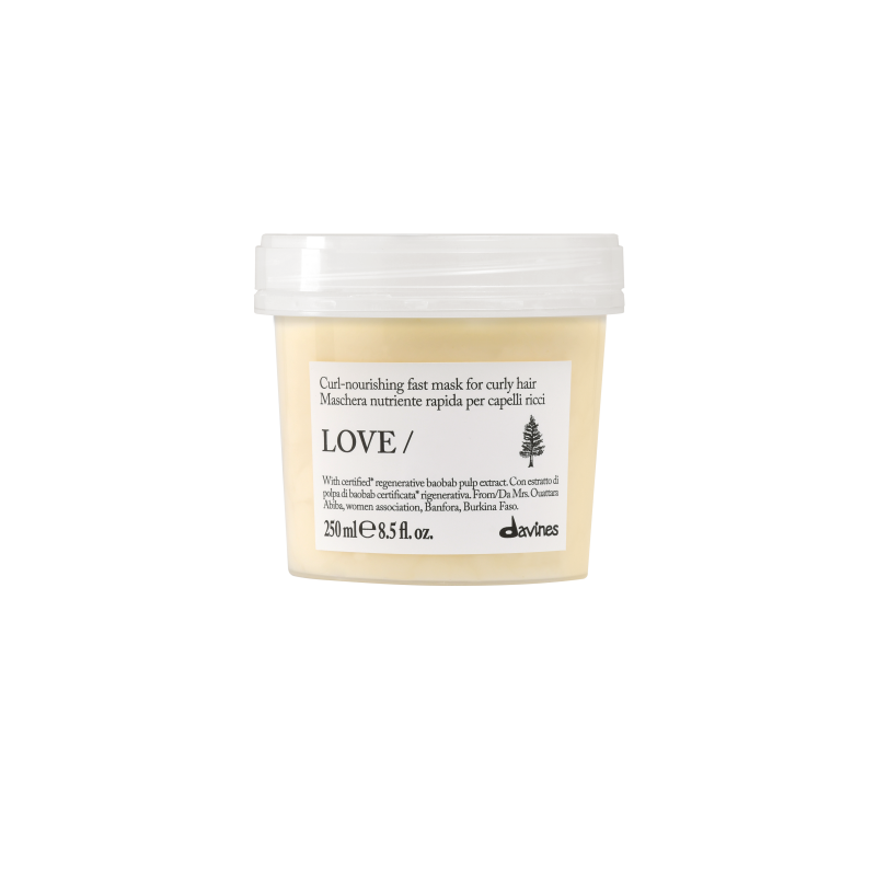 LOVE curl Маска DavinesМаска для живлення та контролю завитка Essential Haircare, 250 мл