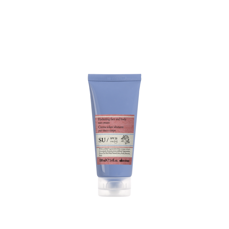 SU SPF-крем Davines Живильний сонцезахисний крем для обличчя та тіла з SPF-фактором 50 Essential Haircare, 100 мл