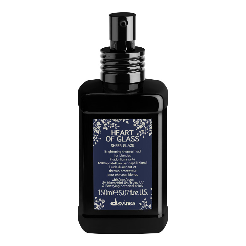 Heart of Glass SHEER glazeТермозахисний флюїд для блиску волосся Davines, 150 мл