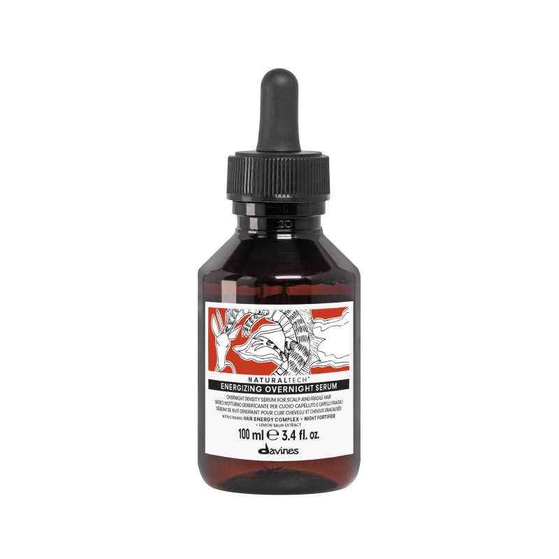 Naturaltech ENERGIZING Overnight Serum  Зміцнювальна нічна сироватка для волосся Davines, 100 мл