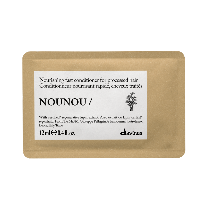 NOUNOU Кондиціонер DavinesЖивильний кондиціонер швидкої дії для волосся Essential Haircare, пробник 12 мл