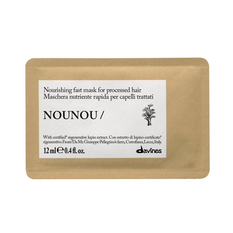 NOUNOU Маска DavinesЖивильна маска швидкої дії для волосся Essential Haircare, пробник 12 мл