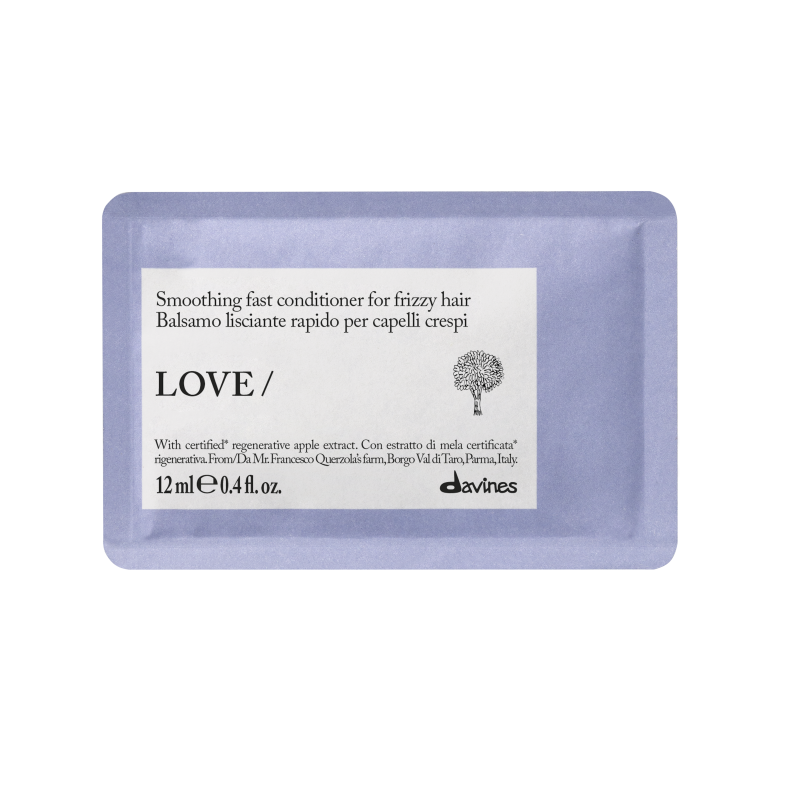 LOVE Smoothing Кондиціонер Davines Кондиціонер швидкої дії для гладкості неслухняного волосся Essential Haircare, пробник, 12 мл