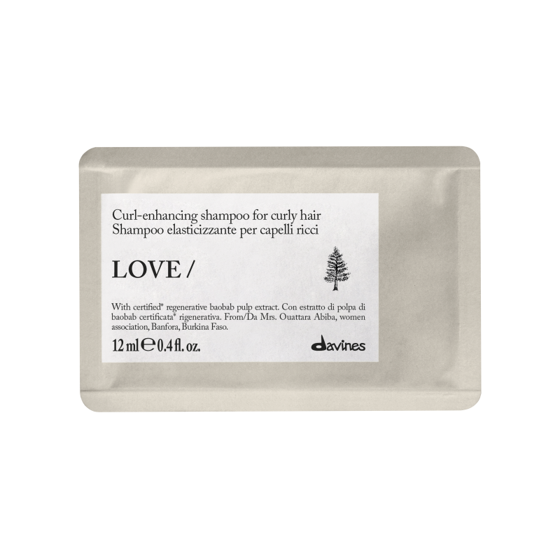 LOVE curl Шампунь DavinesШампунь для підсилення та контролю завитка Essential Haircare, пробник, 12 мл