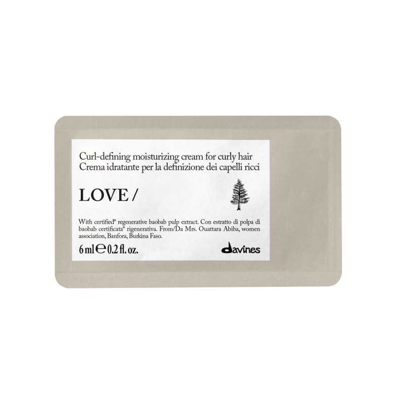 LOVE CURL Крем Davines Живильний крем, що формує завиток для кучерявого волосся Essential Haircare, пробник, 6 мл