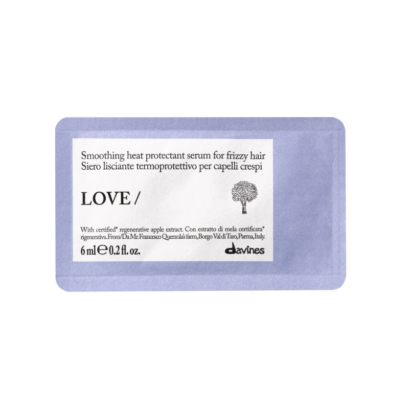 LOVE Smoothing Шампунь Davines Шампунь для гладкості неслухняного волосся, пробник, 12 мл
