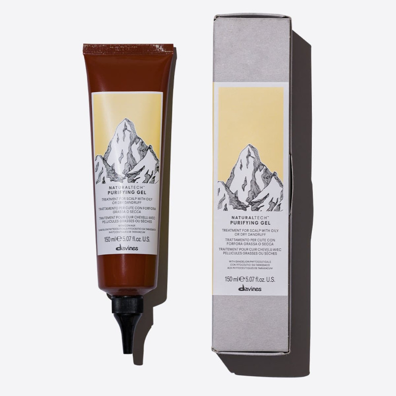 Naturaltech PURIFYING ГельОчищувальний гель проти сухої або жирної лупи Davines, 150 мл