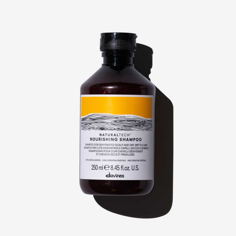 Naturaltech NOURISHING ШампуньЖивильний шампунь для зневодненої шкіри голови та ламкого волосся Davines, 250 мл