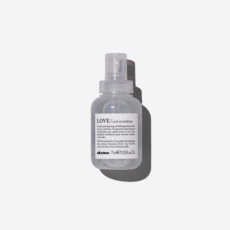 LOVE curl Ревіталайзер DavinesСпрей-ревіталайзер для контролю завитків, що не потребує змивання Essential Haircare, 75 мл