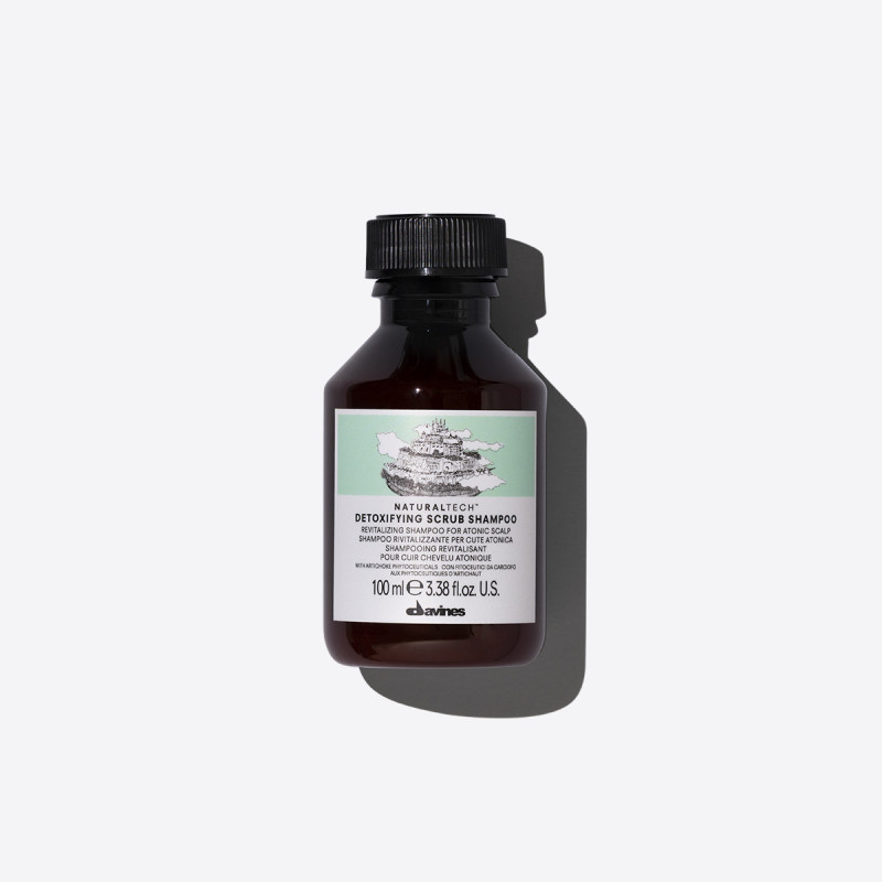 Naturaltech DETOXIFYING Шампунь-скрабШампунь-скраб для детоксикації атонічної шкіри голови Davines, 100 мл